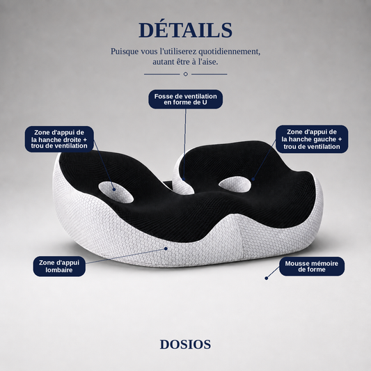 Coussin Ergonomique Coccyx DOSIOS