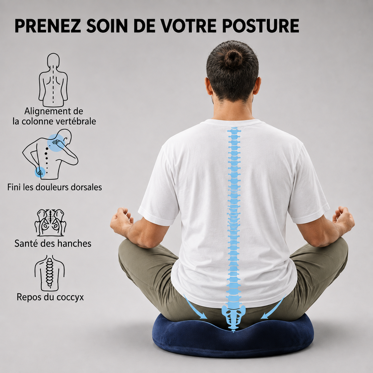 Oreiller Donut Coccyx DOSIOS